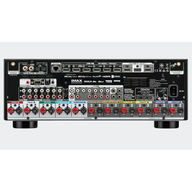 Denon AVCX3800HBKE2 9.4 Channel 8K AV Receiver
